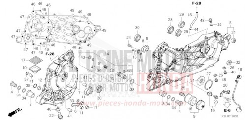 CARTER MOTEUR ADV350AT de 2026